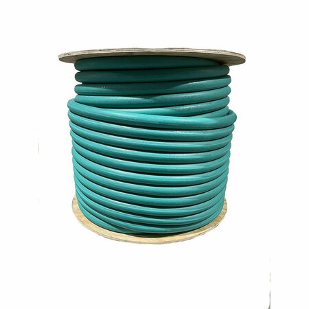 INDUSTRIAL CHOICE 3/4 x 400 ft Reel EPDM Air-Water-Light Chemical 200PSI Hose Green ICH-ER3/4-200GR-400reel-1pc